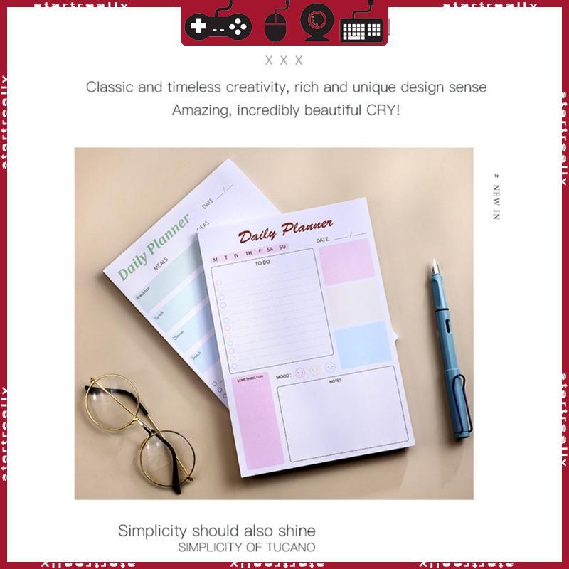 ST Desk Planner to Do List Daily Notepad Tear Planner Daily Planner Note Pad