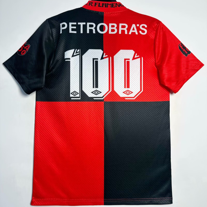 เสื้อยืดฟุตบอลเรโทร Mengo Main Centennial Edition ปี 1995 สีแดง ไซส์ S-XXL