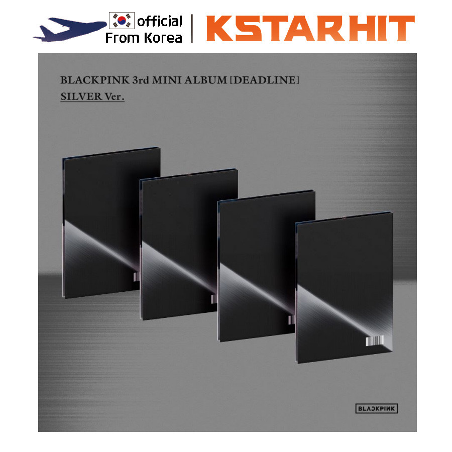 (+POB / Sliver Ver.) BLACKPINK - DEADLINE(3rd MINI ALBUM)