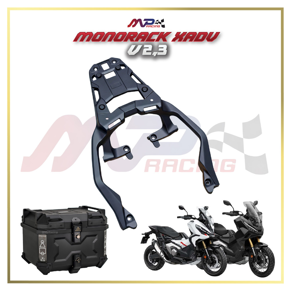 XADV V3,V2 Mono Rack,Honda XADV 750 V3 V2 Top Rack Monorack + Top Box Top Case