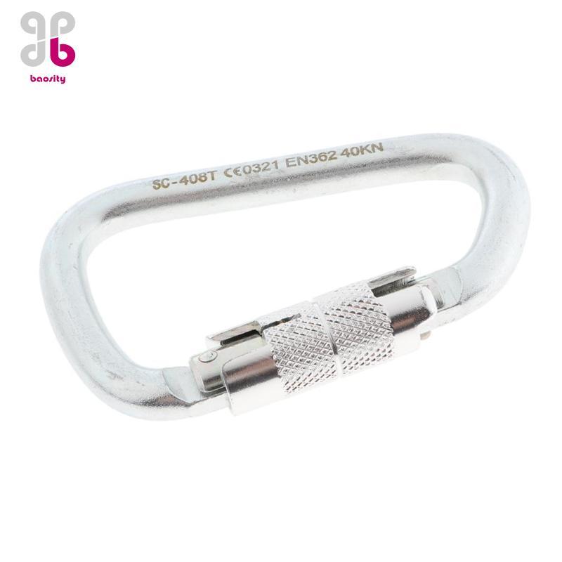 Baosity คาราบีเนอร์หนัก-duty 40KN/8800ปอนด์ อัตโนมัติล๊อก สำหรับการปีนเขาและปีนหน่วย