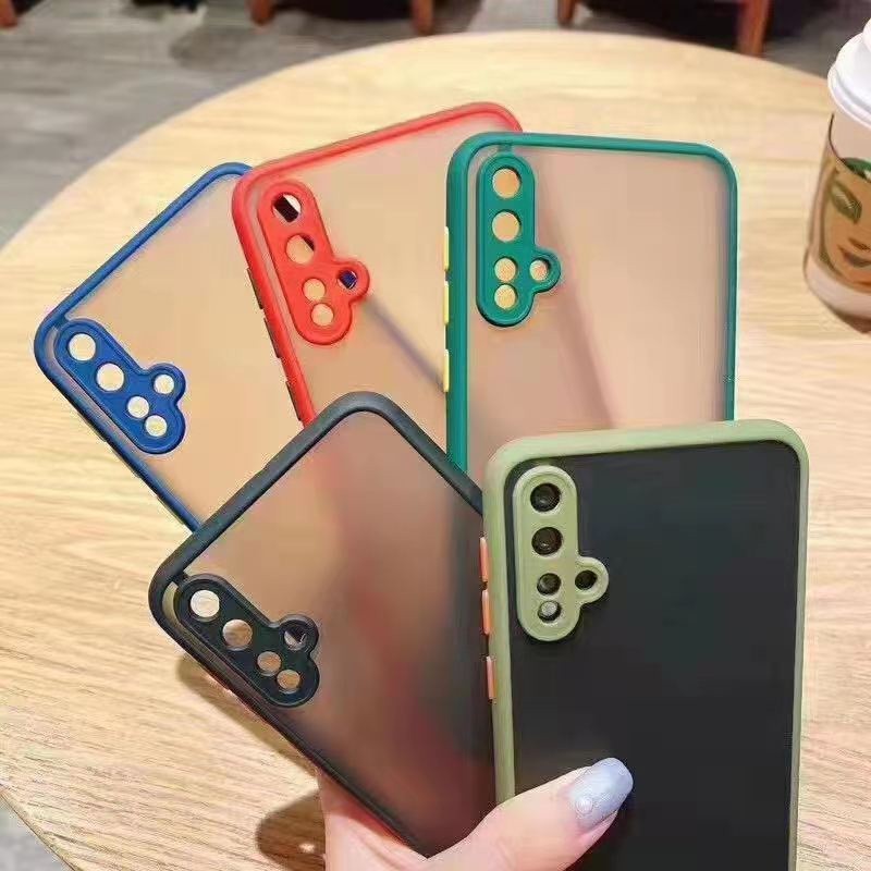 เคสหลังด้านกล้องขอบสี Realme C30S C30 C33 C35 C20 C21 C25 C21YC17 C11 C12 C15 Realme8 เคสขอบสีกันกล้