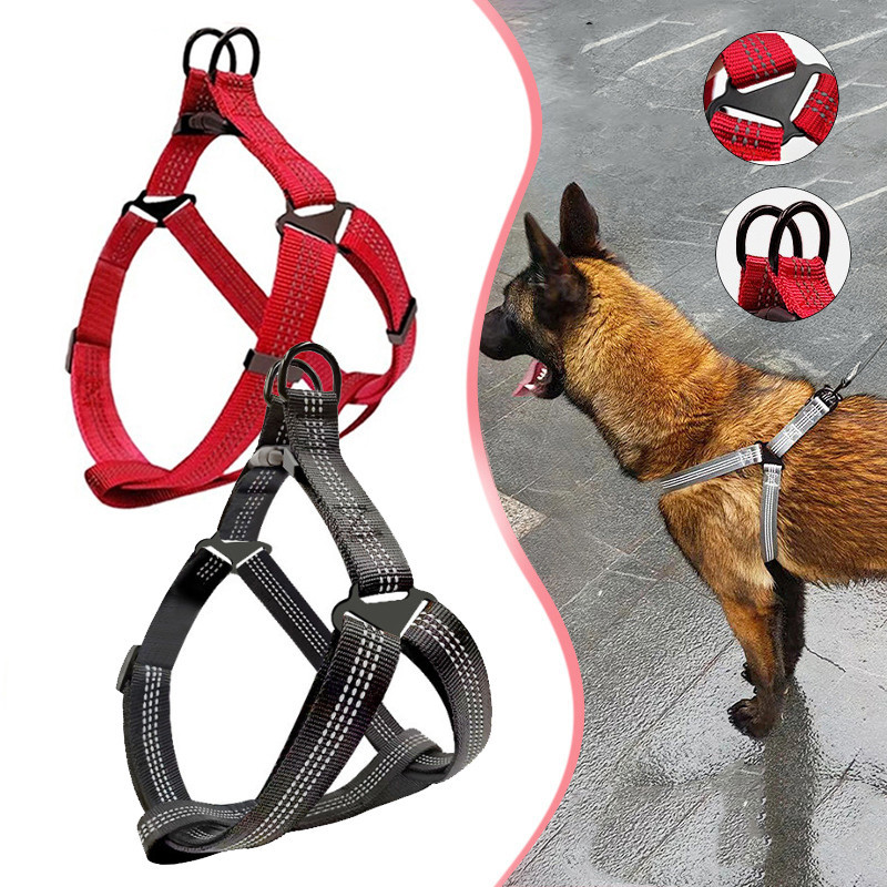 สายรัดสุนัข สายรัดสะท้อนแสงสําหรับสัตว์เลี้ยง ปลอกคอ Bulldog Greyhound