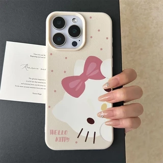 เคสไอโฟน เคส iPhone 17/17 Pro/17 Pro Max 16 15 14 13 12 11 8 7 Plus Hello Kitty มีหลายสี – ทนทานป้องกันกระแทก