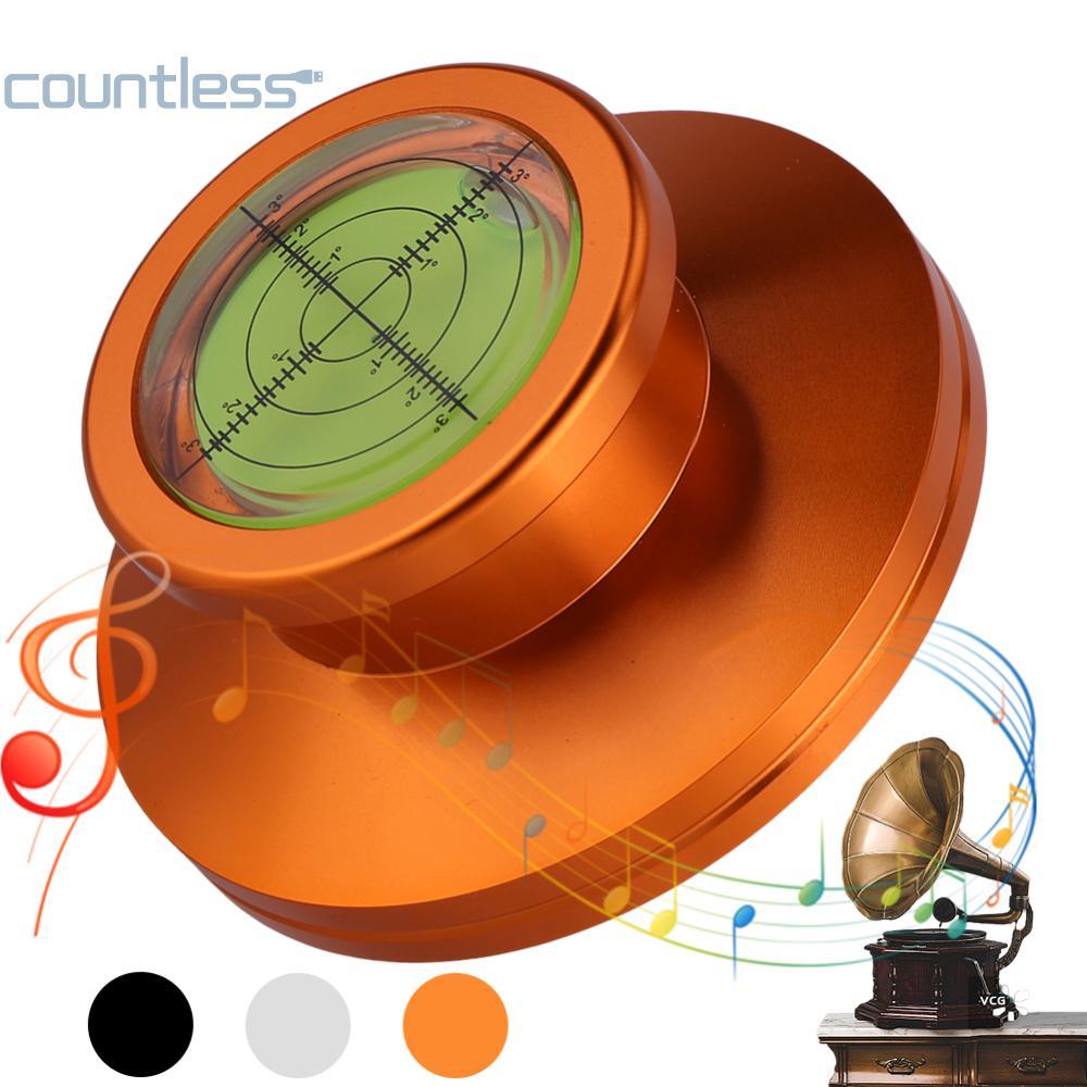 LP แผ่นเสียงไวนิล Stabilizer อลูมิเนียมน้ําหนักแผ่นเสียง Disc Stabilizer Vinyl Turntable Clamp สําหร