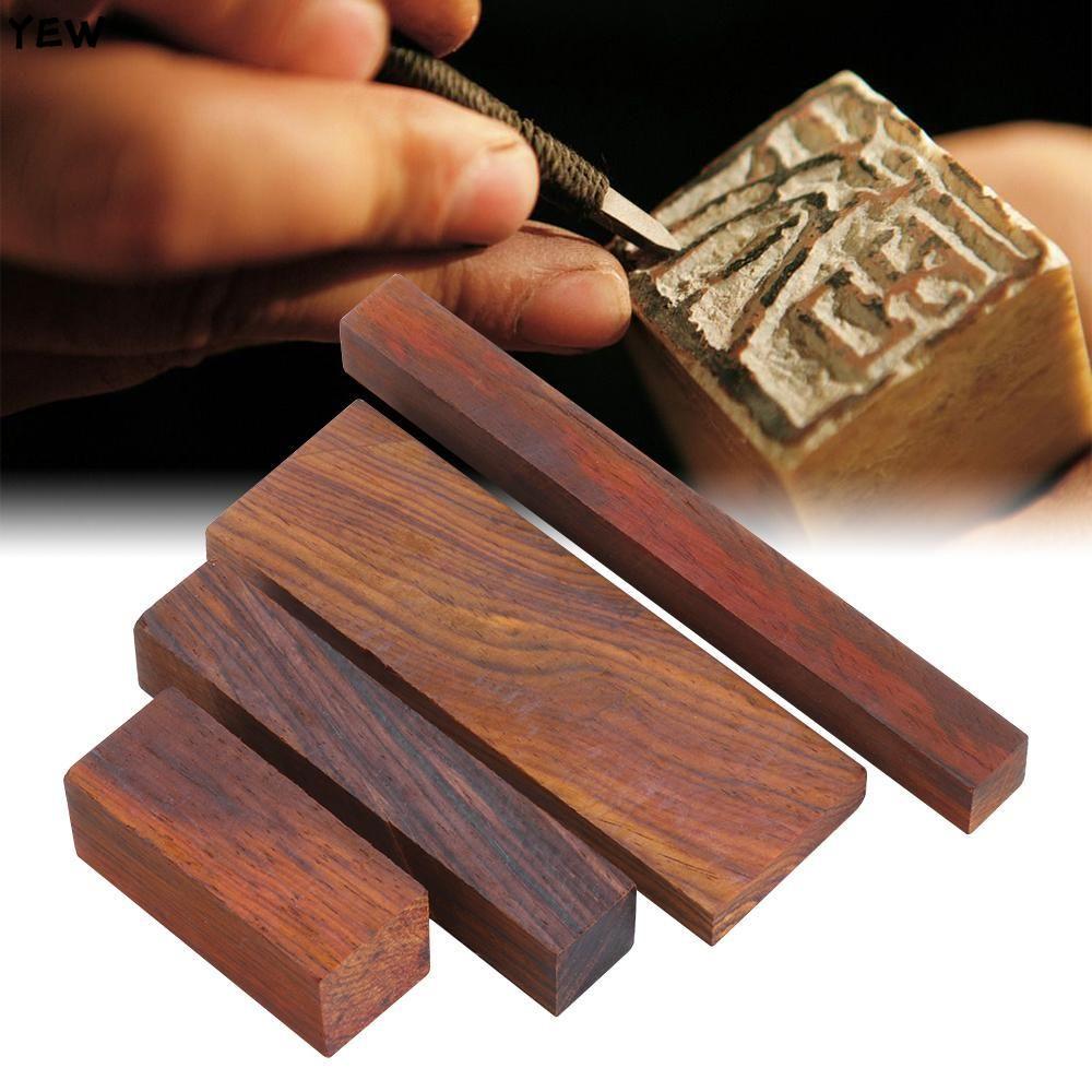 YEW Wood Block ประติมากรรมไม้แกะสลักเครื่องมือ