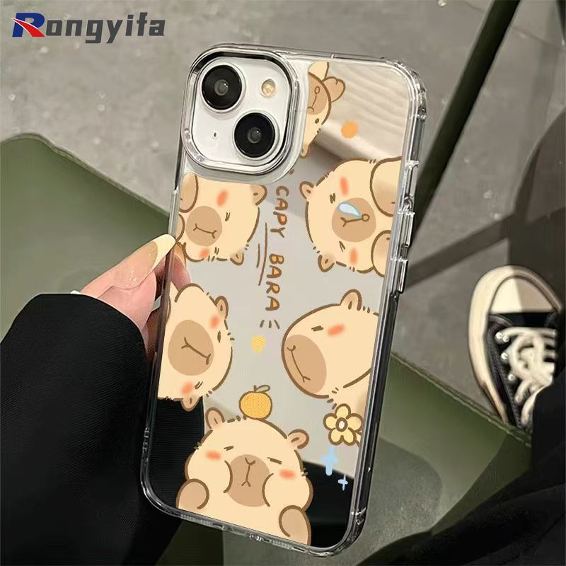 น่ารัก Capybara เคสโทรศัพท์สําหรับ OPPO A38 A33 A32 A31 A18 A17K A17 A15S A15 A12E A12 A11K A9 A8 A7