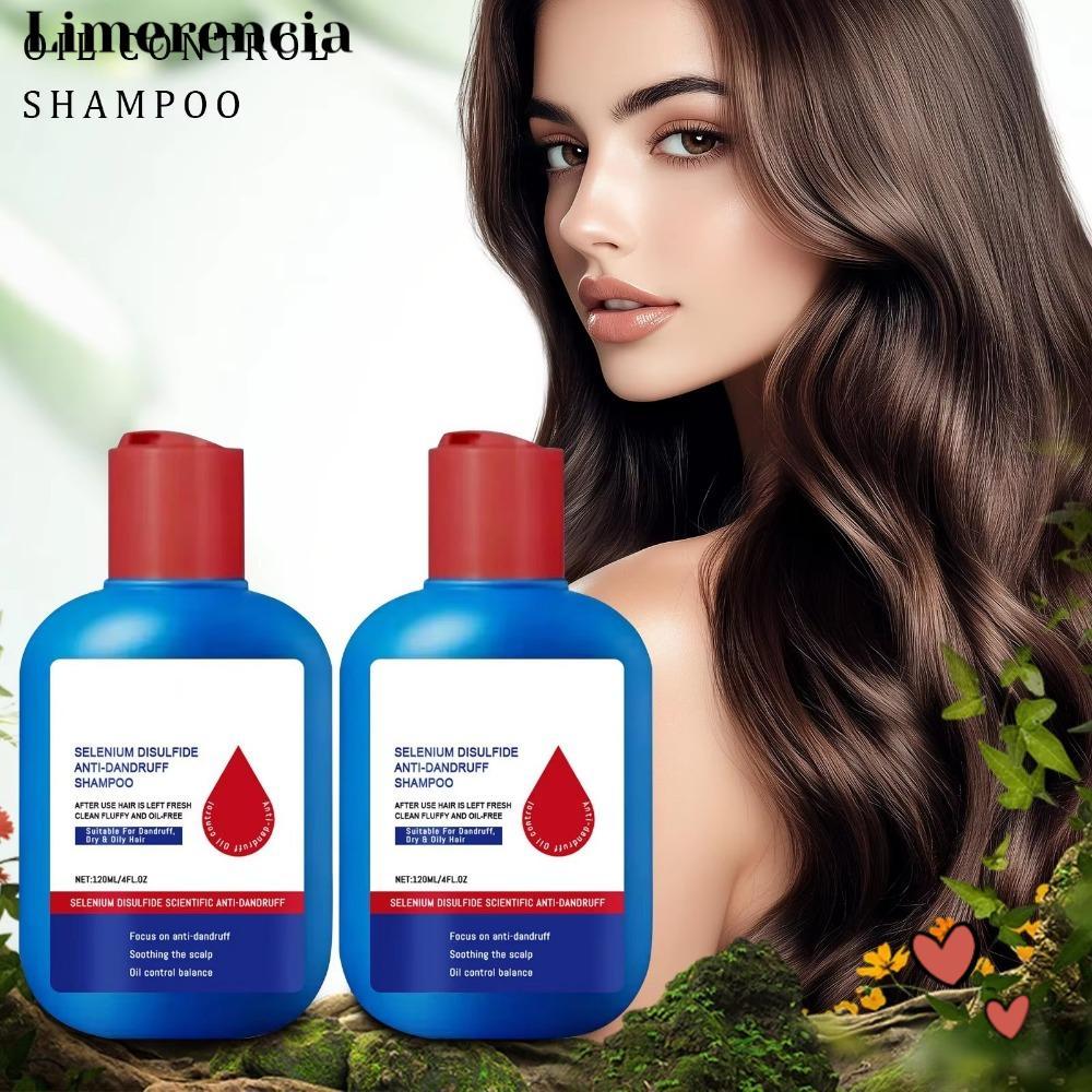 LIMERENCIA Nipori Shampoo, Oil Control 120ml Selenium Sulfide Shampoo, 2025 Refreshing Anti-Dandruff