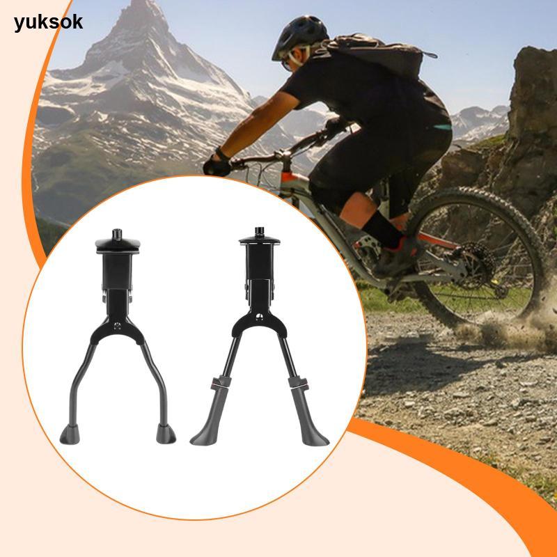 ขาตั้งจักรยานแบบคู่สำหรับจักรยานเกียร์คงที่ ออกแบบมาเพื่อยืนและปั่นได้มั่นคง พร้อมรองรับการจอดจักรยาน