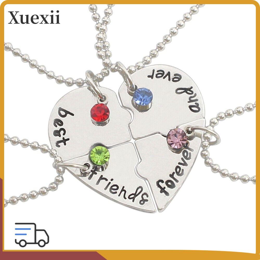 XUEXII 4 Bff Friend Best Friend Froever สร้อยคอแฟชั่น