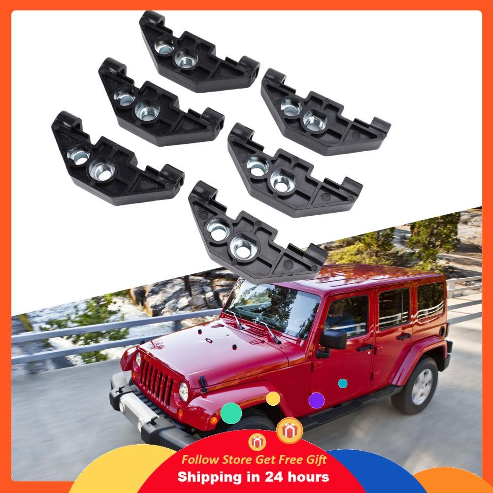 Skejnojj Fabater Hard Top Hold Down Retainer Nut 6PCSหลังคาเหล็กHardtopติดตั้งและชุดเปลี่ยนฮาร์ดแวร์