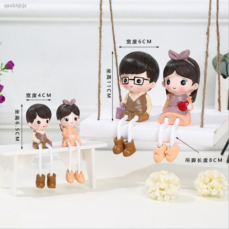 Tyk qas น่ารักแขวนฟุตตุ๊กตาเรซิ่นตกแต่งตกแต่งบ้านการ์ตูน Creative Room หัตถกรรม Entrance Partition ต