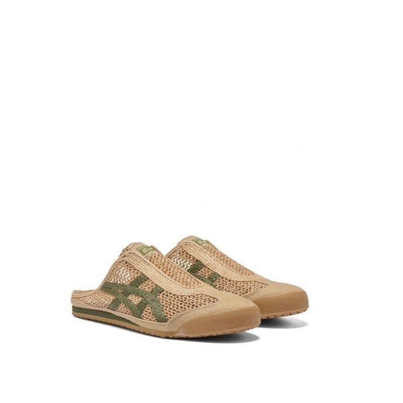 Happy Onitsuka Tiger MEXICO 66 Sabot Beige Green รองเท้า unisex 1183C123 100 GIR6 MH9V