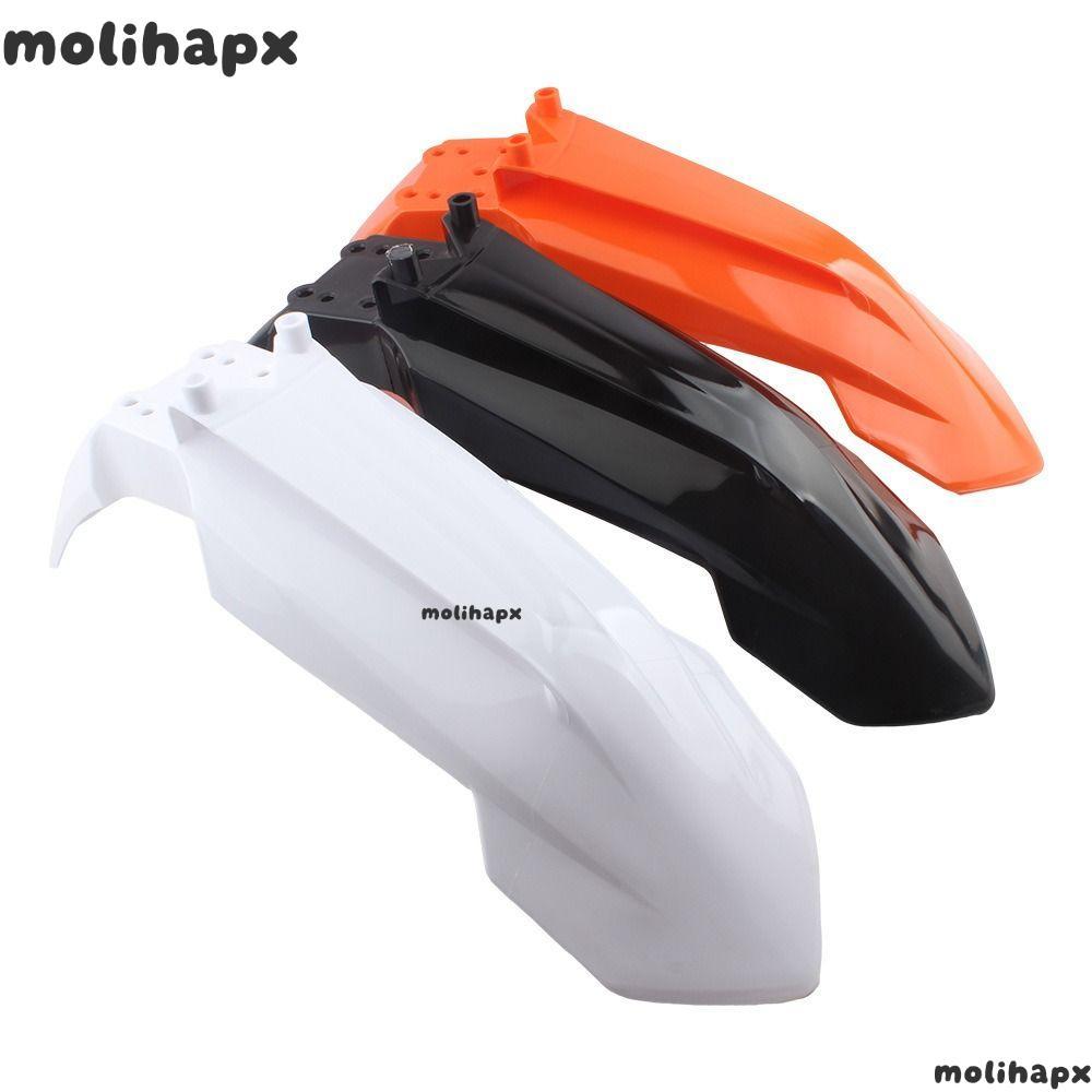 MOLIH รถจักรยานยนต์บังโคลนหน้า,สากลสวมใส่แผ่นพลาสติก,ทนทานป้องกัน Motocross ดัดแปลงชิ้นส่วนสําหรับ KTM 65 SX EXC XC SXF XCW EXCF 2018