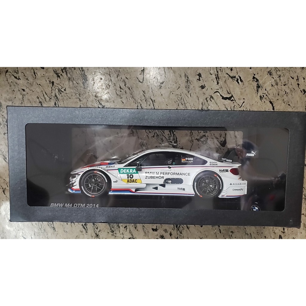 $㊓1/18 BMW BMW M4 DTM 2014 1: 18 รถรุ่น 2014 ข้อมูลจําเพาะใหม่ ปีแรก Racing ลาก่อน m3 dtm, hello m4 