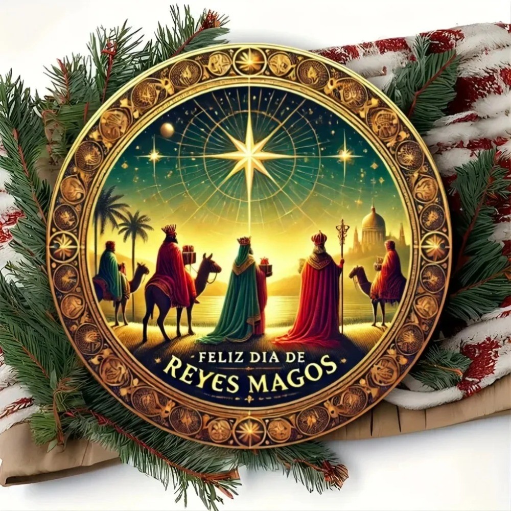 HELLOYOUNG Three Kings Wall Decor ศาสนาคริสต์มาส Feliz Dia De Reyes Magos