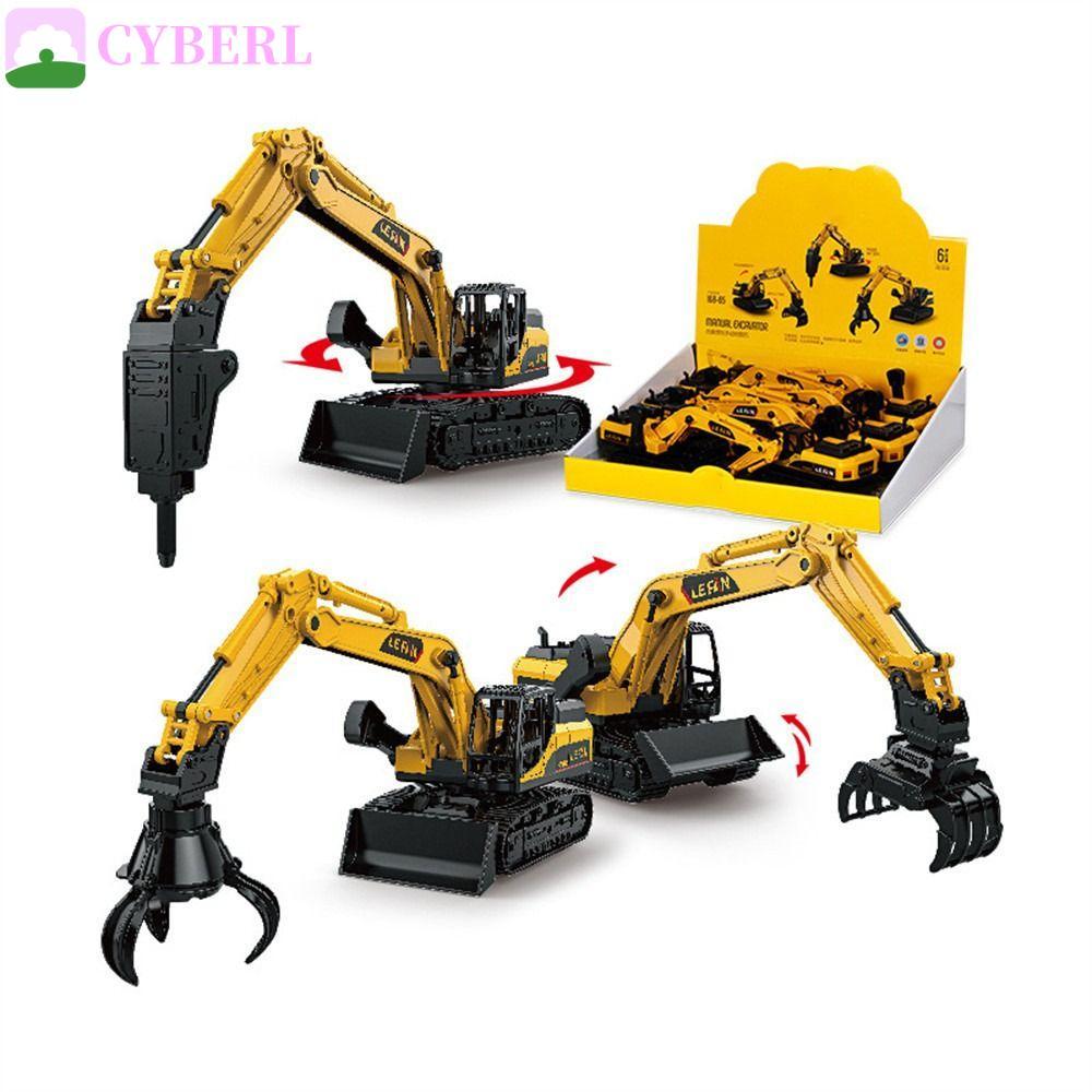 CYBERLINX Engineering Models Cars, Toy Vehicle Toy Simulation Crane Toy, Driving Toys Bulldozer Plas