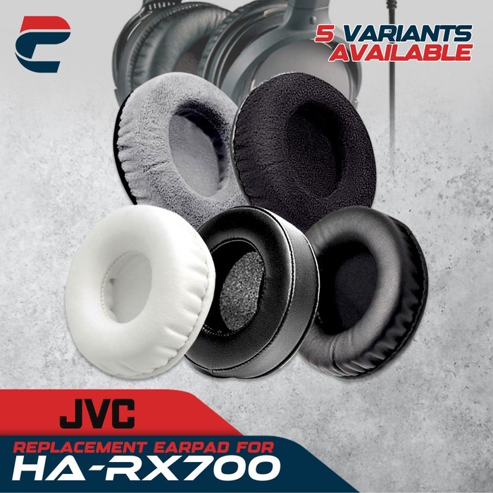 แผ่นรองหูฟังแผ่นรองหูฟังโฟมแผ่นรองหูฟัง JVC RX700 RX-700 RX 700 แผ่นโฟม