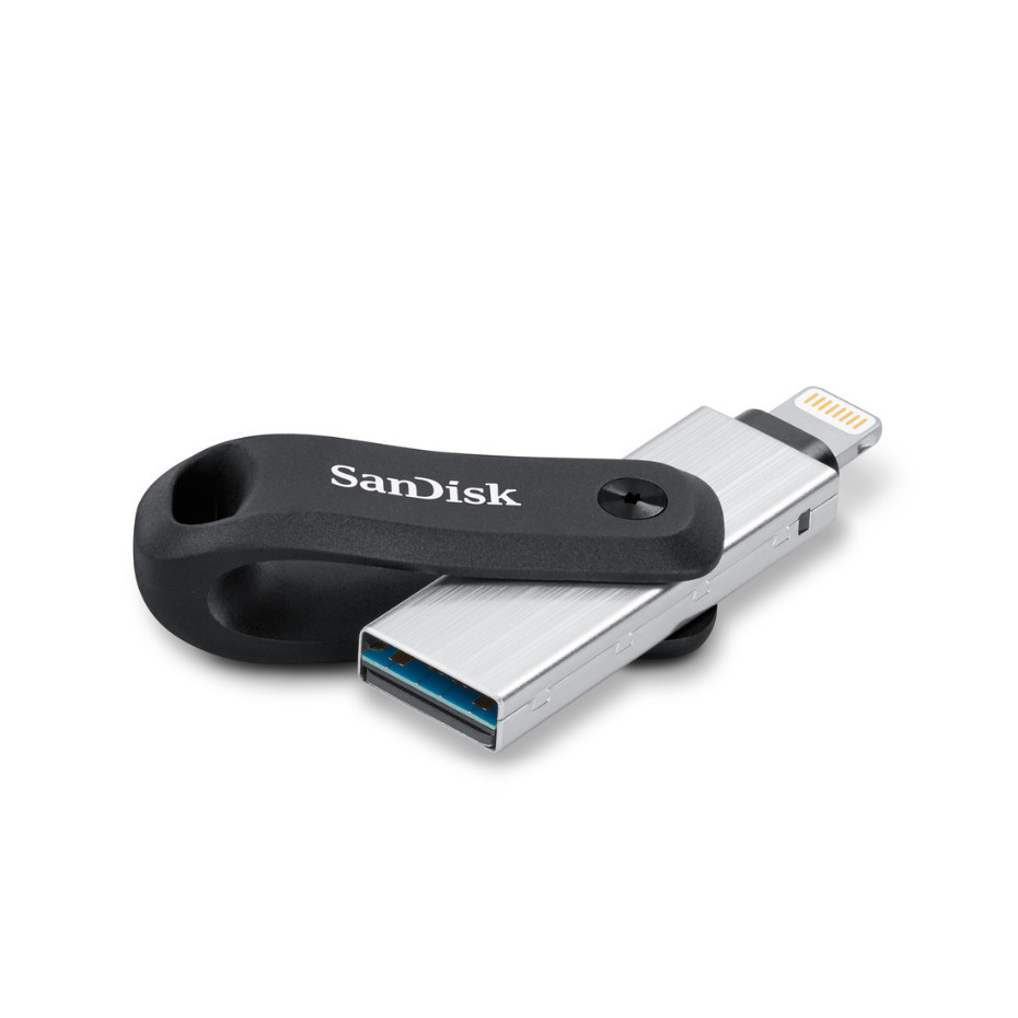 SanDisk iXpand Flash Drive Go 64GB 128GB 256 GB USB 3.0 , Type A , USB A , ios , iphone , lightning 