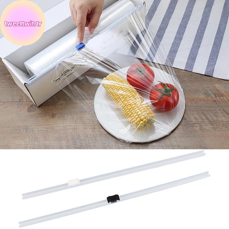 TRWITR บ้านพลาสติก Wrap Dispensers และฟอยล์เครื่องตัดฟิล์มอาหาร Cling ฟิล์มเครื่องตัดยืดพลาสติก Wrap