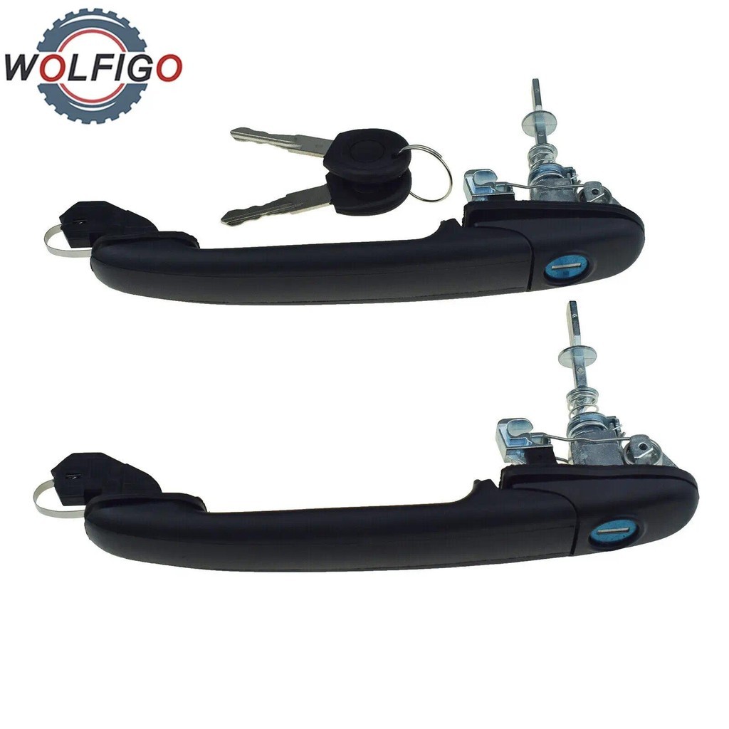 คู่ด้านหน้าซ้ายขวาประตูด้านนอกสําหรับ VW Sharan ที่นั่ง Alhambra POLO 6N1 6N2 Ford Galaxy 6N0837207ซ