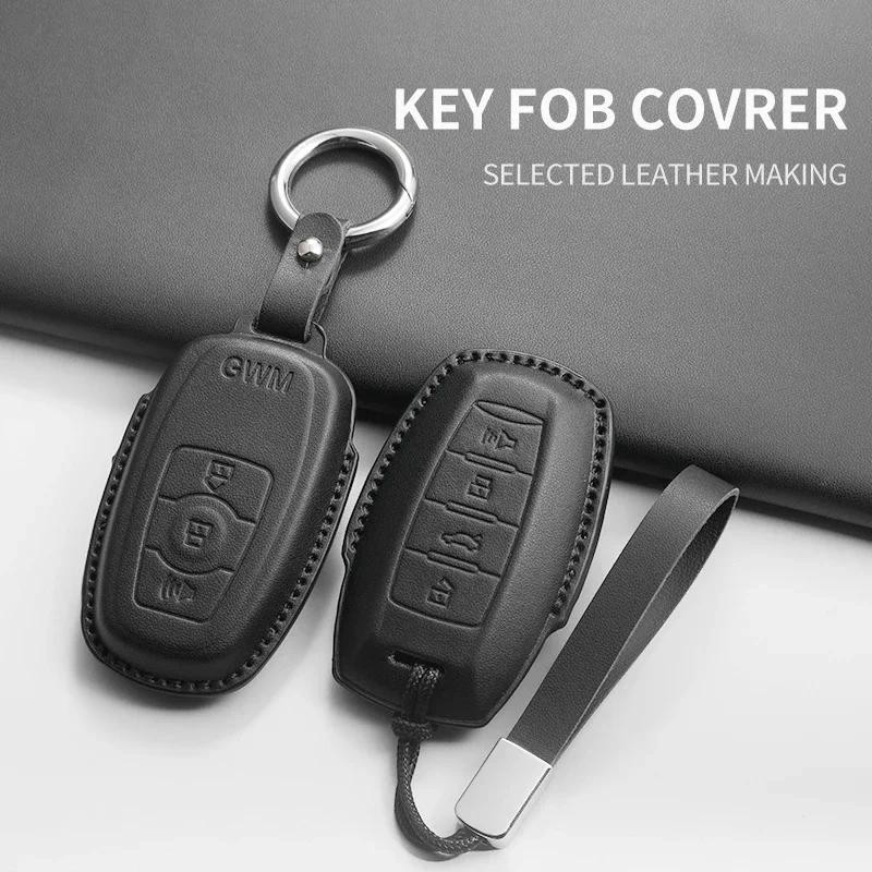 ฝาครอบกุญแจรถ Fob สําหรับ Great Wall Haval/Hover H3 H5 H6 H7 H4 H9 H8 F5 F7 MAX B07 A07 H2S M6 Dargo