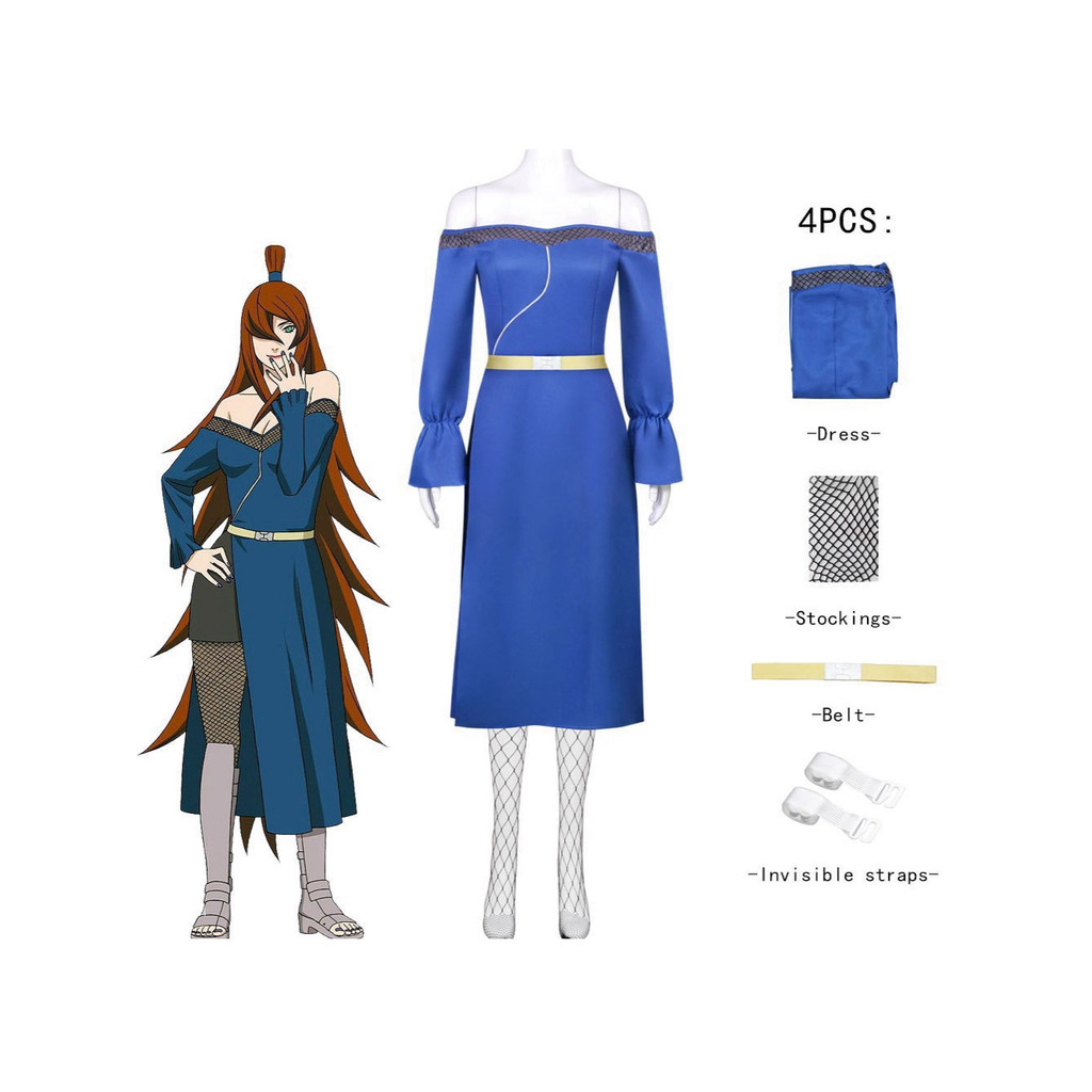 Anime Naruto Cosplay Costume Shuiying Shoumi Mei cosplay Halloween role-playing outfit