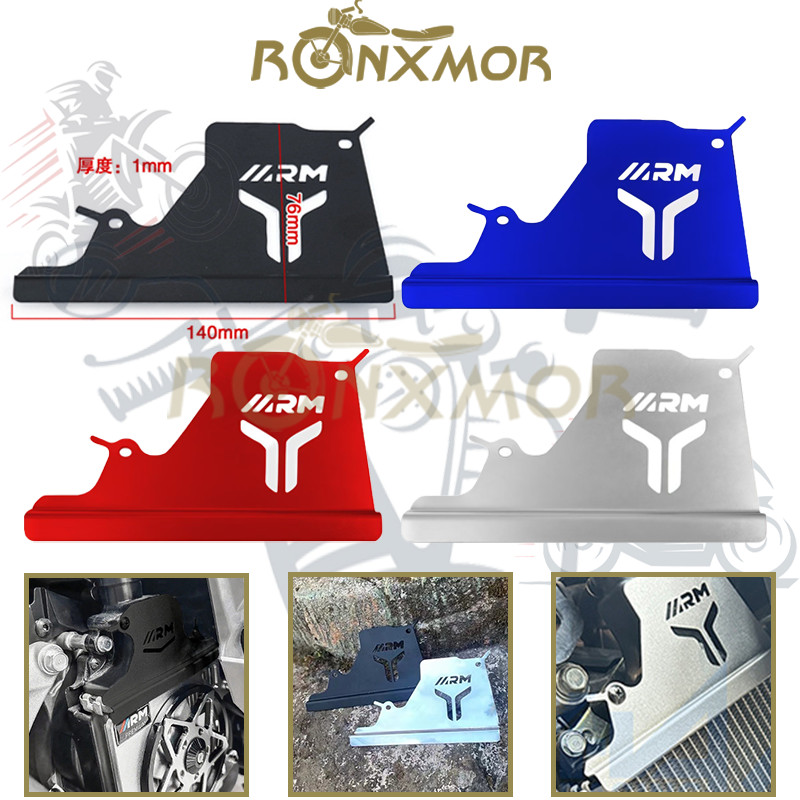 RONXMOR ​​​​​​​ฝาครอบคอหม้อน้ําอลูมิเนียม CNC เต็มรูปแบบสําหรับ Click123 Click150 ADV150 PCX150 Plug and Play ฟรีสติกเกอร์รถจักรยานยนต์ดัดแปลงถังน้ําตาข่ายยึด