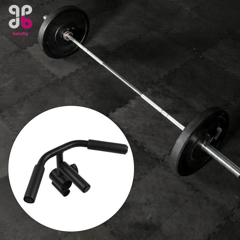 Baosity Barbell Barrel Rack Sturdy Barbell Row สิ่งที่แนบมาสําหรับไหล่ออกกําลังกายที่บ้าน