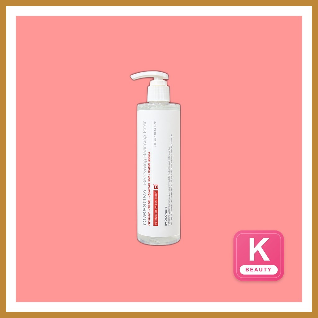 [daiso] Curesona Recovering Balancing Toner, 300ml, 1pc / Korean Toner / Skin Comfort / ของแท้ 100% 