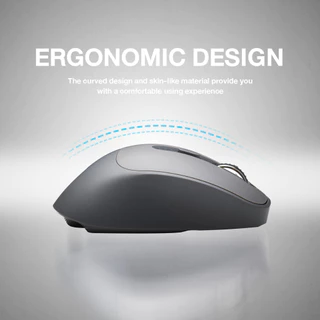 ของแท้ เมาส์ไร้สาย IWACHI i6 Ergonomic Mouse ใช้งานได้หลายอุปกรณ์ เสียงคลิกเงียบ ไร้เสียงรบกวน