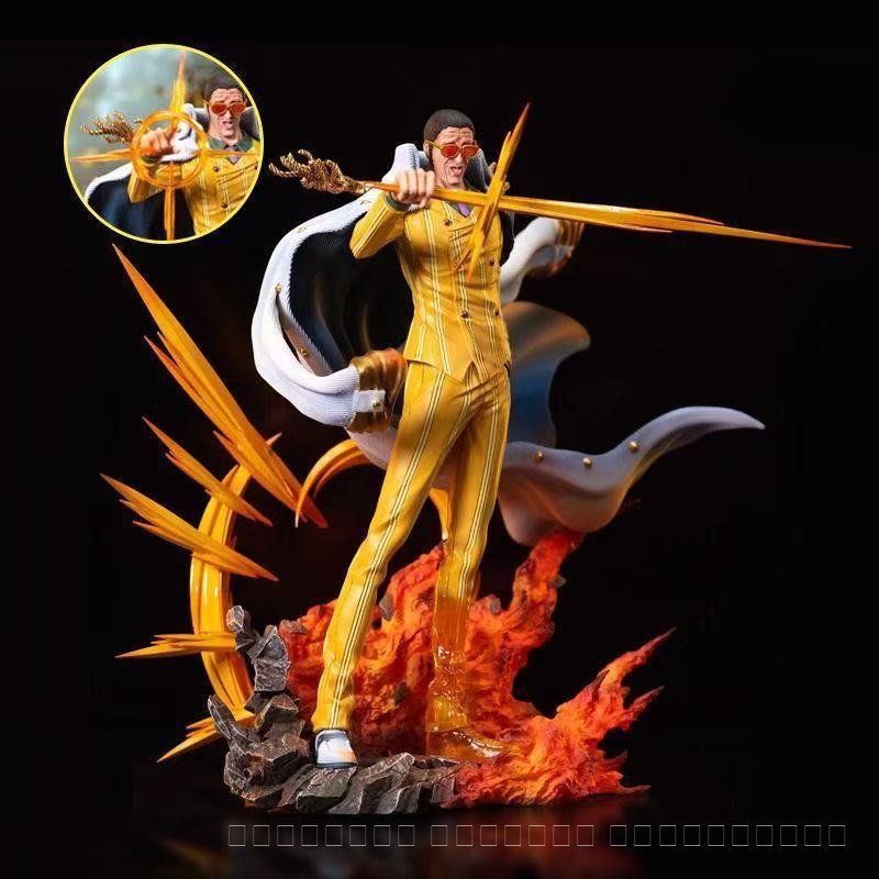 One Piece One Piece Three Generals Kizaru Hand-Made รูปปั้นอะนิเมะ one piece เครื่องประดับขนาดใหญ่ขอ