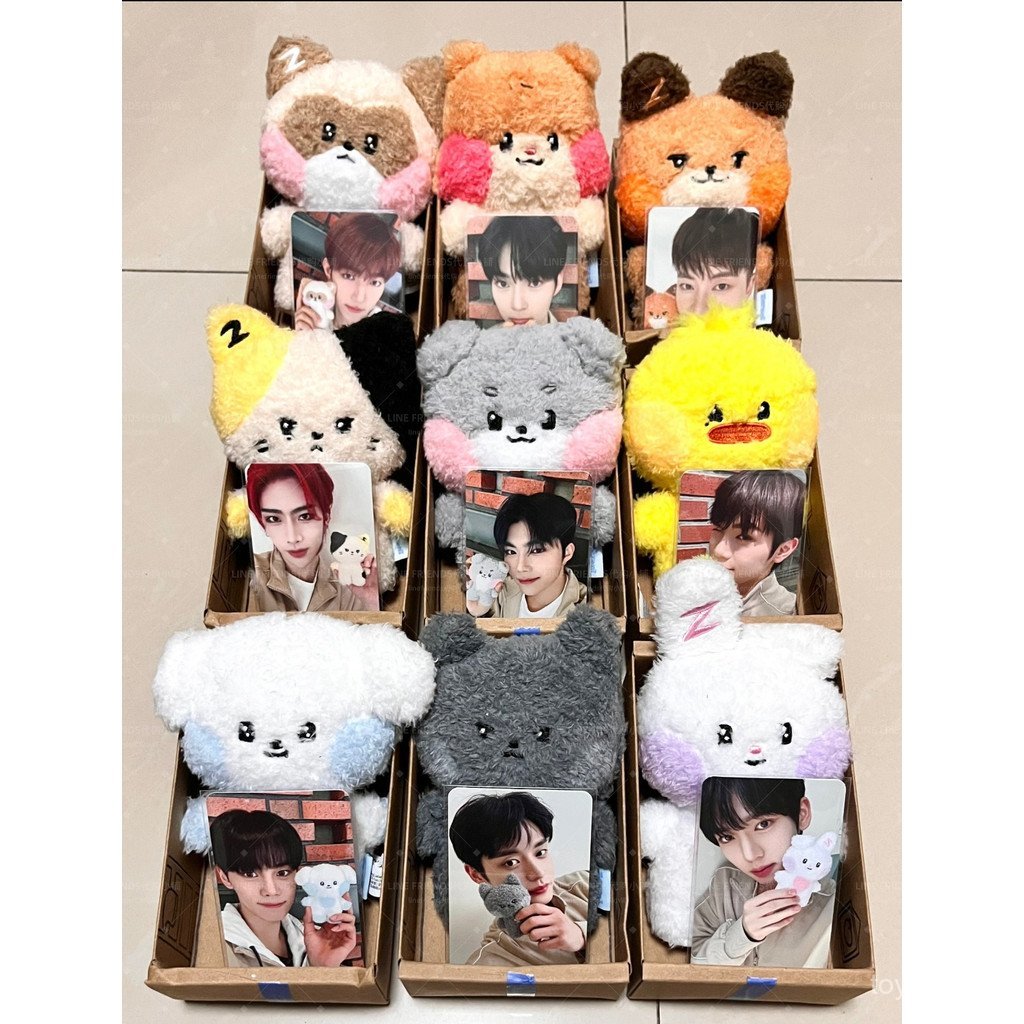[In stock] zb1 minini woongnini plush toy box doll zeroni tag zb1 zerobaseone zeroni DVEH