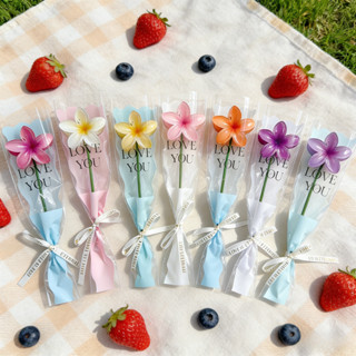 6//4/3/1ชิ้นโรแมนติก ลีลาวดี ช่อดอกไม้ชุดของขวัญ2ใน1กิ๊บช่อส…