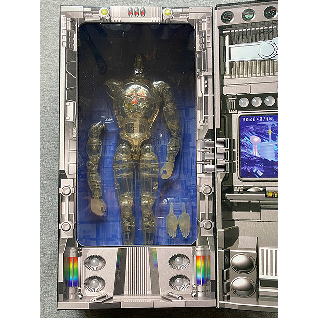 Takara Microman Microman Cyborg 99 Transformation Transformation Man Bronze 40 ซม. ตุ๊กตา