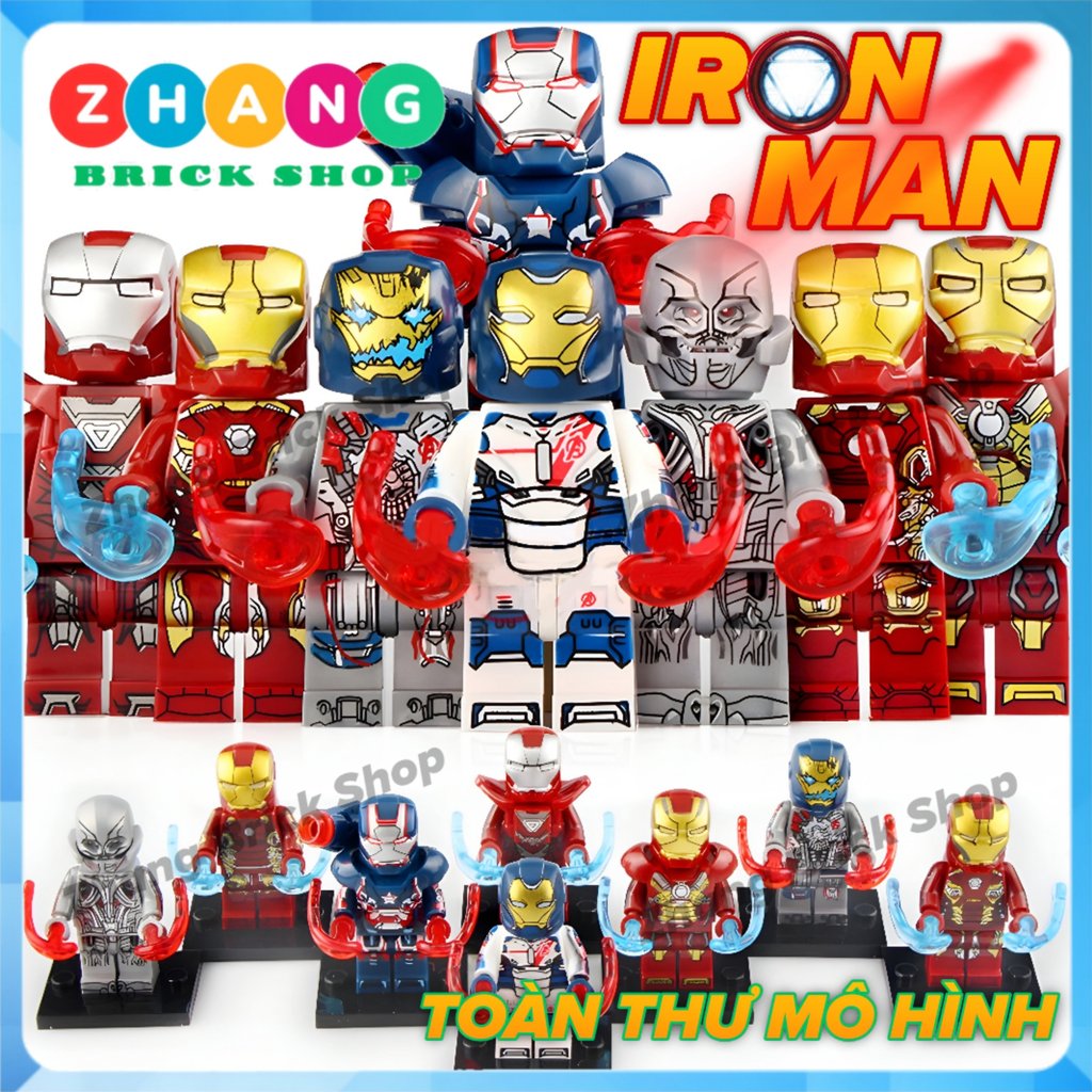 Avengers Age of Ultron Iron Patriot Iron Man MK17 MK33 MK43 MK45 Xinh X0267 Zhang Brick Shop