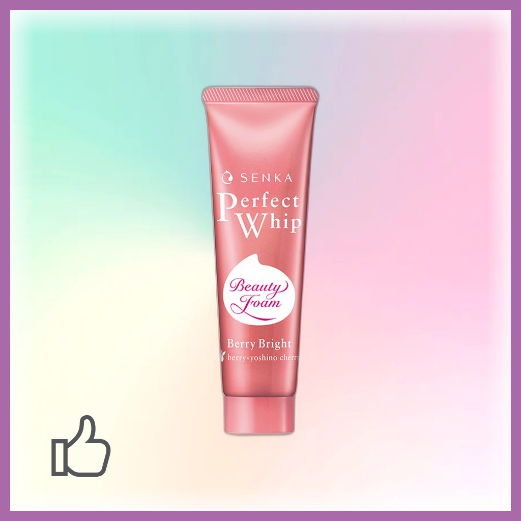 [daiso] Senka Perfect Whip Cleansing Foam Berry Bright, 50g, 1pc / Korean Cleansing Foam by harusia