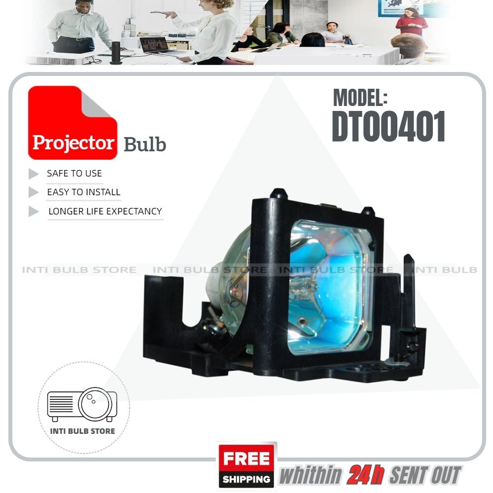 สําหรับโคมไฟโปรเจคเตอร์ HITACHI DT00401 CP-HS1000 / CP-HS1050 / CP-HS1060 / CP-HS1090 / CP-HX1080 / 