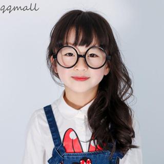 Qqmall กรอบแว่นตาทรงกลมน่ารักไม่มีเลนส์หลากสีสําหรับเด็กผู้ห…