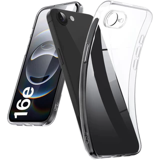 เคสสําหรับ iphone17e/16e ซิลิโคนบางเฉียบฝาหลังนุ่มสําหรับโปร่งใส slim Shell SE4 SE5 กันกระแทก TPU