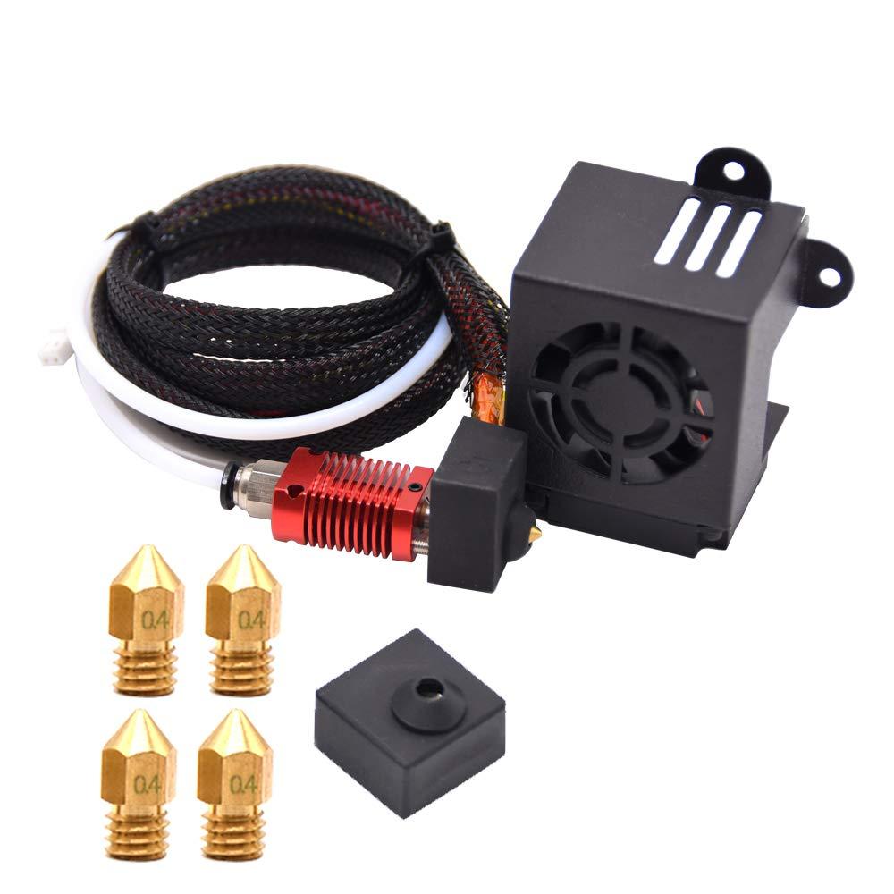 ความคิดสร้างสรรค์เต็มประกอบ Ender 3 Hotend อัพเกรดชุดหัวฉีด 3D ชิ้นส่วนเครื่องพิมพ์อุปกรณ์เสริมสําหร