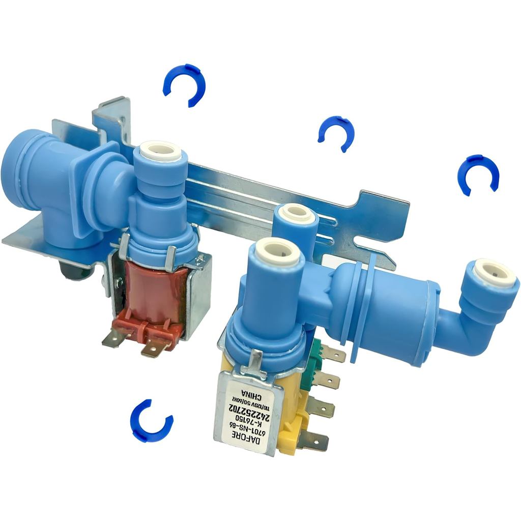 อัพเกรด 242252702 วาล์วน้ําเข้าตู้เย็นเข้ากันได้กับ Frigidaire,Electrolux,Kenmore,Crosley,Replacemen