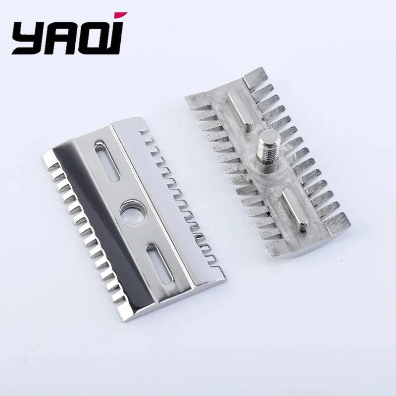 Yaqi มีดโกนหัว Yaqi 316 สแตนเลสขัด Mellon ความปลอดภัยมีดโกนหัวของสะสมของขวัญวันเกิดสําหรับแฟน