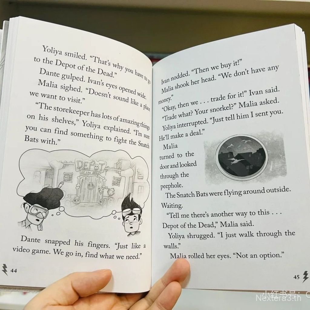 B5 เวอร์ชั่นตัวละครขนาดใหญ่ ภาษาอังกฤษ 13th Street 1-6 เล่ม 13 Street 6 Fantasy Adventure First Chap