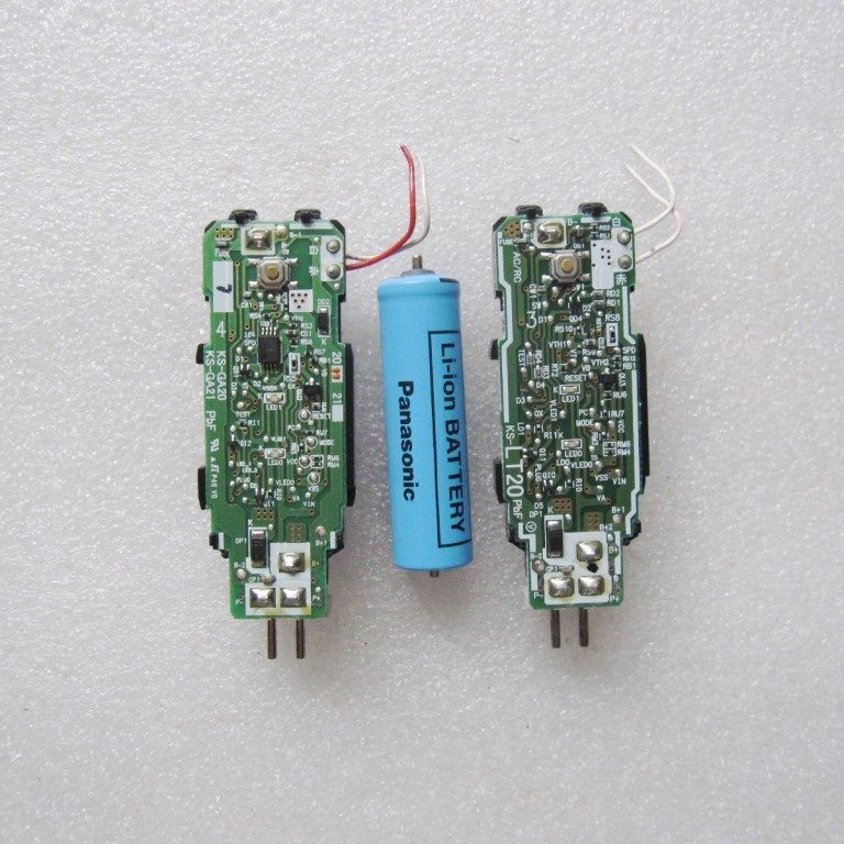 Panasonic Razor ES-GA20 ES-GA21 ES-LA12 ES-ST21 ES-LT20 แบตเตอรี่แผงวงจร