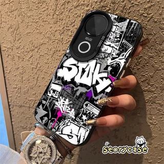 เหมาะสำหรับ OPPO Reno 14 15 16 11 8T 10 10 Pro 4F 5F 5 6 7Z 8Z 12 12F 13 13F 15F 13 14 15 Pro สไตล์กราฟฟิตี้บนท้องถนน
