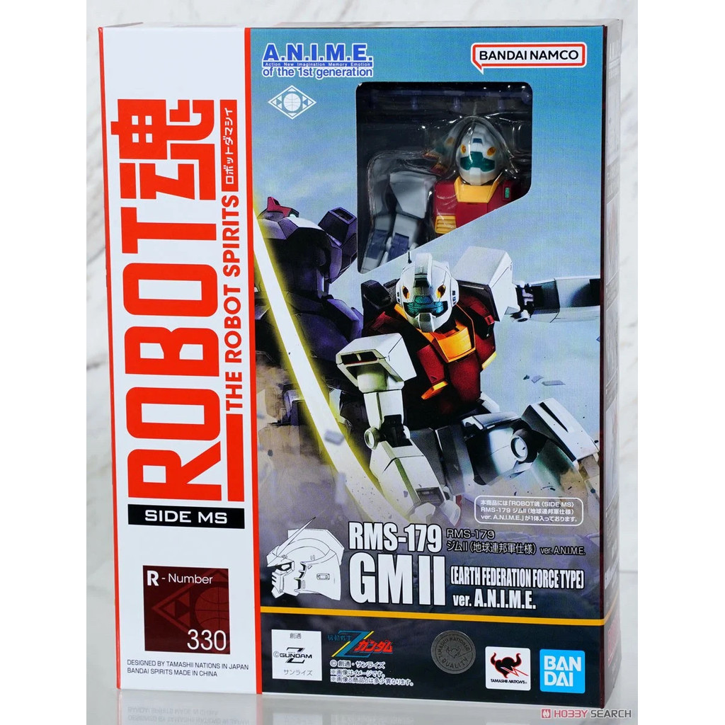 BANDAI THE ROBORT SPIRITS 330 RMS-179 GM II Earth Federation Forces Type Completed Action Figure