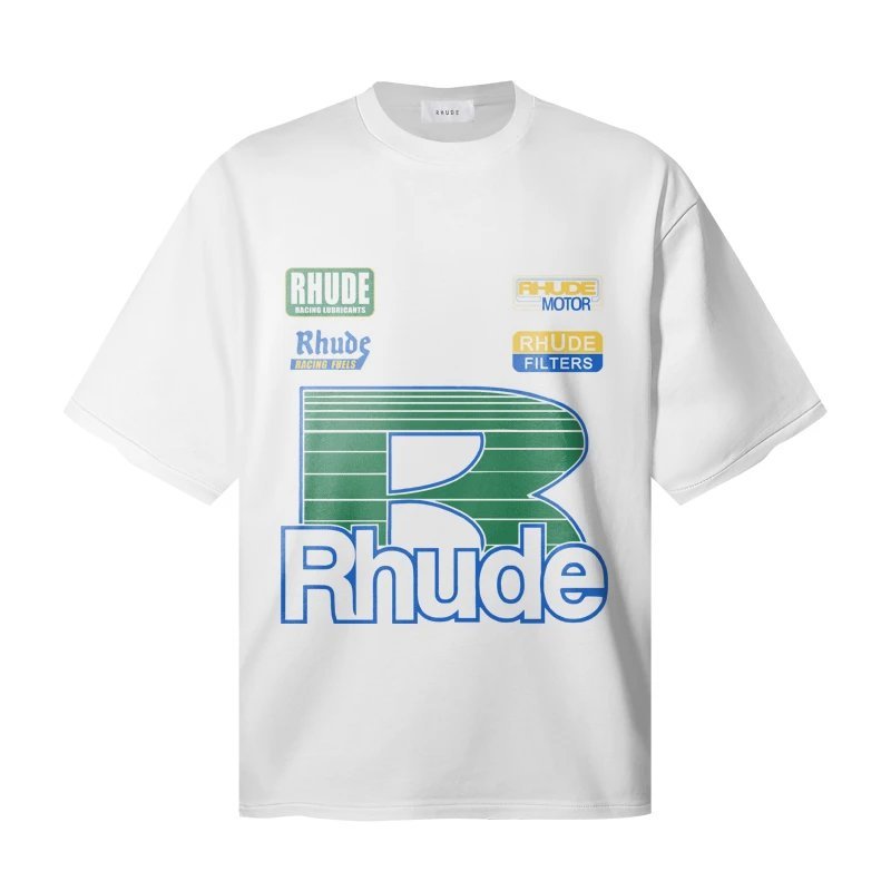 เสื้อยืดแขนสั้น Rhude Roadway Racing