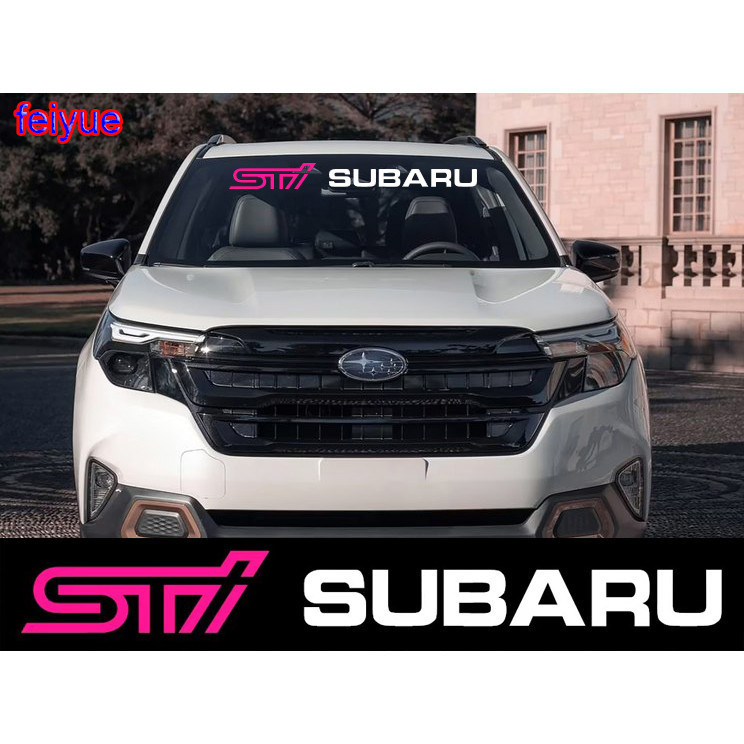 1PCS STI Subaru กระจกรถยนต์สติกเกอร์สําหรับ Subaru BRZ XV LEGACY Forester Outback Rally WRX WRC STI