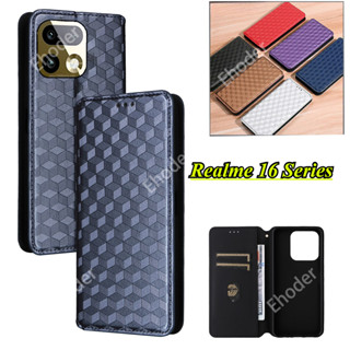 ปลอกสําหรับRealme 16 Pro Plus 5G 2026 กรณีกระเป๋าสตางค์ช่องใ…